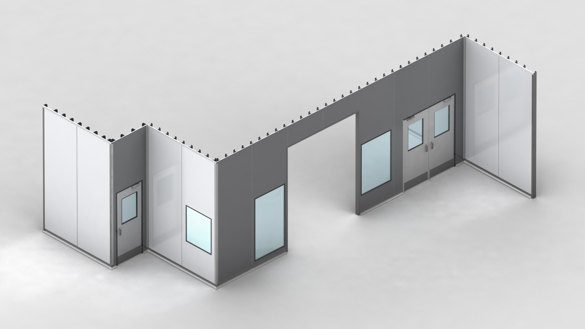 cleanroom wall panel system